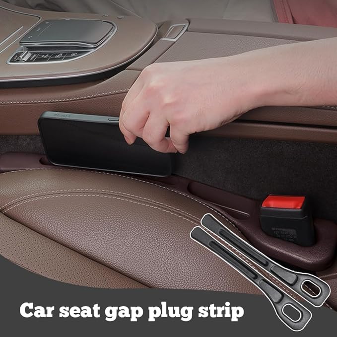 Universal Car Seat Gap Filler | Storage & Anti-Drop Design