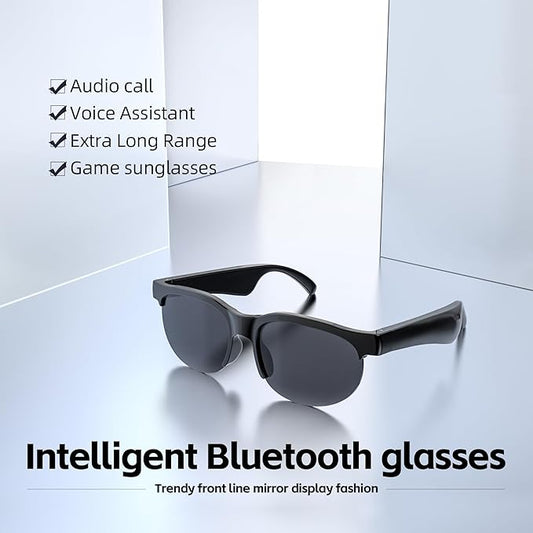 Bluetooth Smart Glasses with Built-In Speakers, Mic & UV protection