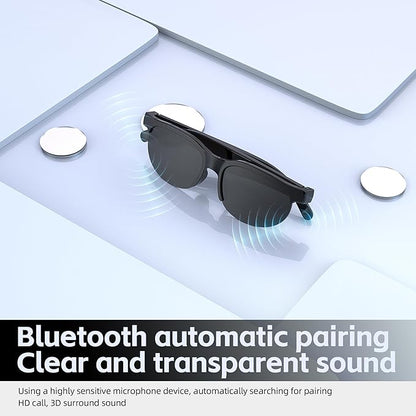 Bluetooth Smart Glasses with Built-In Speakers, Mic & UV protection