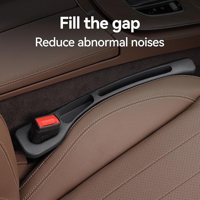 Universal Car Seat Gap Filler | Storage & Anti-Drop Design