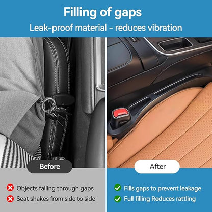 Universal Car Seat Gap Filler | Storage & Anti-Drop Design